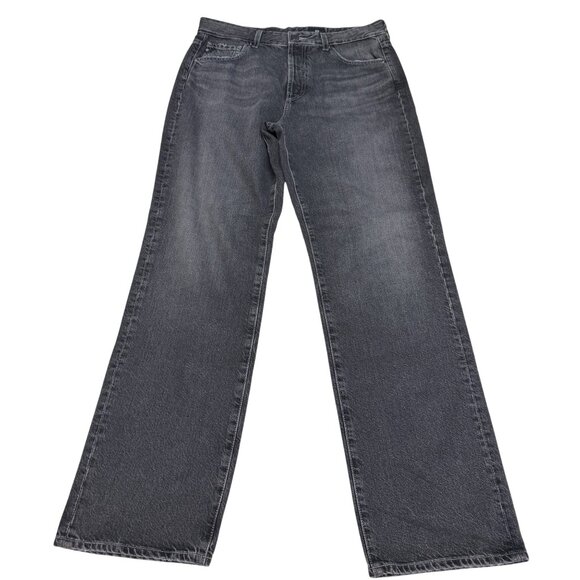 Ag Adriano Goldschmied Denim - NEW AG Alexxis High Rise Vintage Straight Jean Women's Faded Black Denim, Sz 32